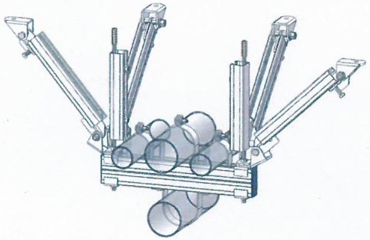 综合管道双向刚性抗震支吊架(图1)